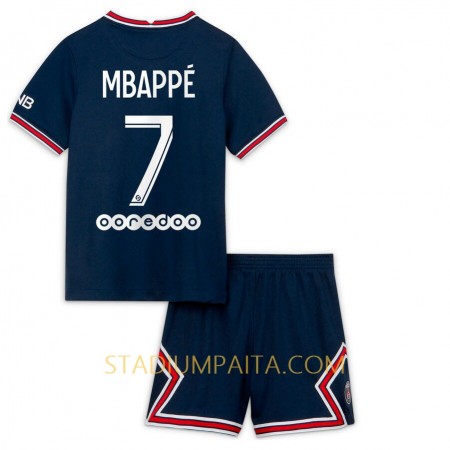 Virallinen pelipaita Paris Saint-Germain Kylian Mbappé 7 Koti 2021-22 Lyhythihainen - Lasten( + Lyhyet housut ) Virallinen pelipaita Paris Saint-Germain Kylian Mbappé 7 Koti 2021-22 Lyhythihainen - Lasten( + Lyhyet housut )